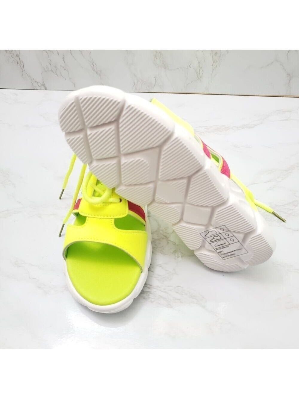 Krazy Kicks Lace up Sandals Size 2 - Picture 6 of 8